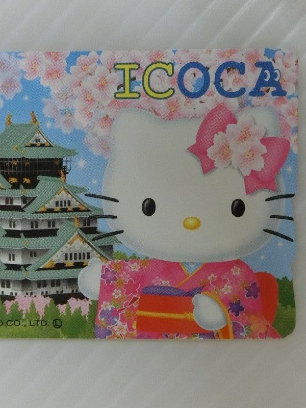 ICOCA ハローキティ Hello 桜 大阪城 Kitty 観光限定デザイン イコカ