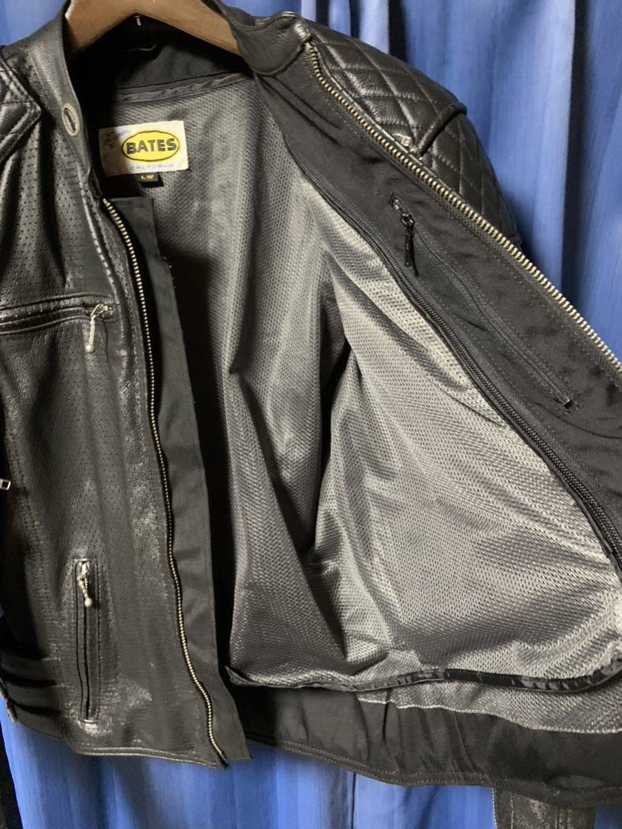 ベイツ パンチングレザージャケット BATES ベイツ パンチングレザー