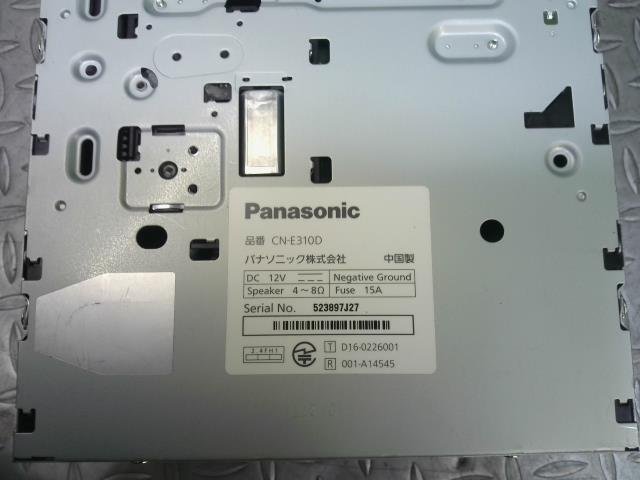パナソニック CN-E310D メモリーナビ 地図2018年 配線 説明書付 動作OK