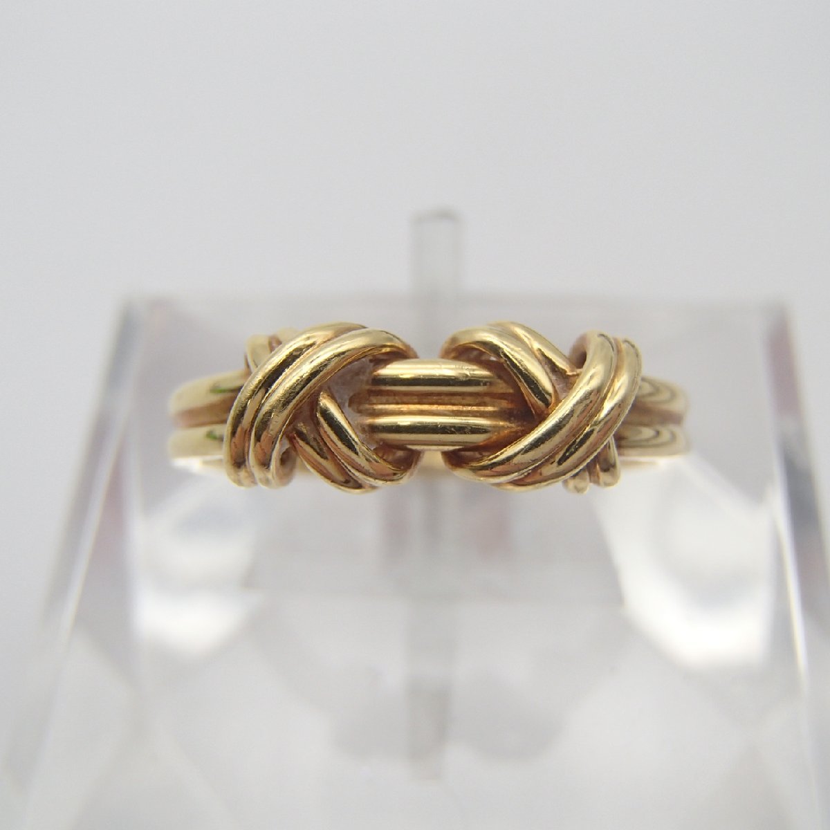 ◎Tiffany&Co. ティファニー シグネチャーリング/ 750 K18 重量約3.8g