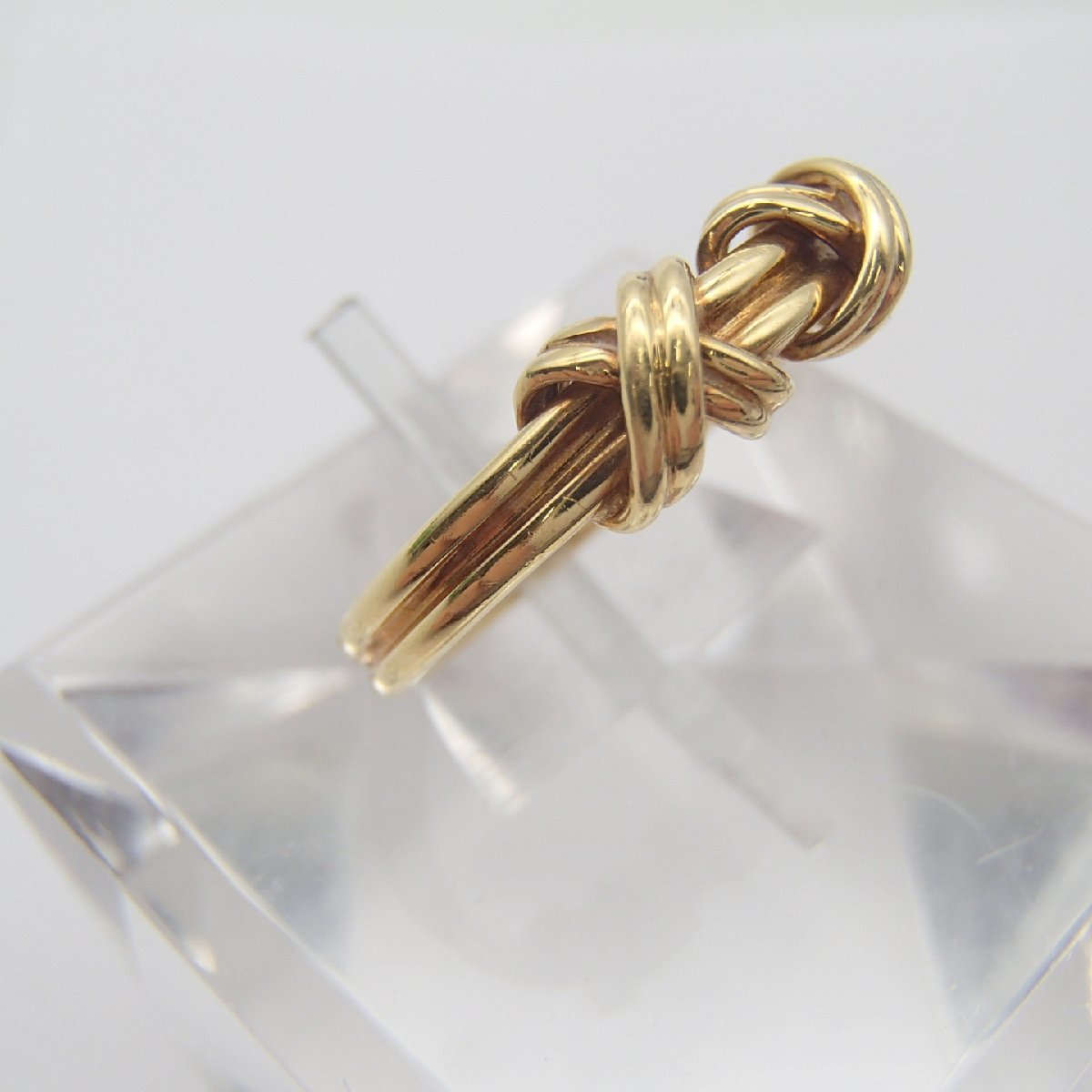 ◎Tiffany&Co. ティファニー シグネチャーリング/ 750 K18 重量約3.8g