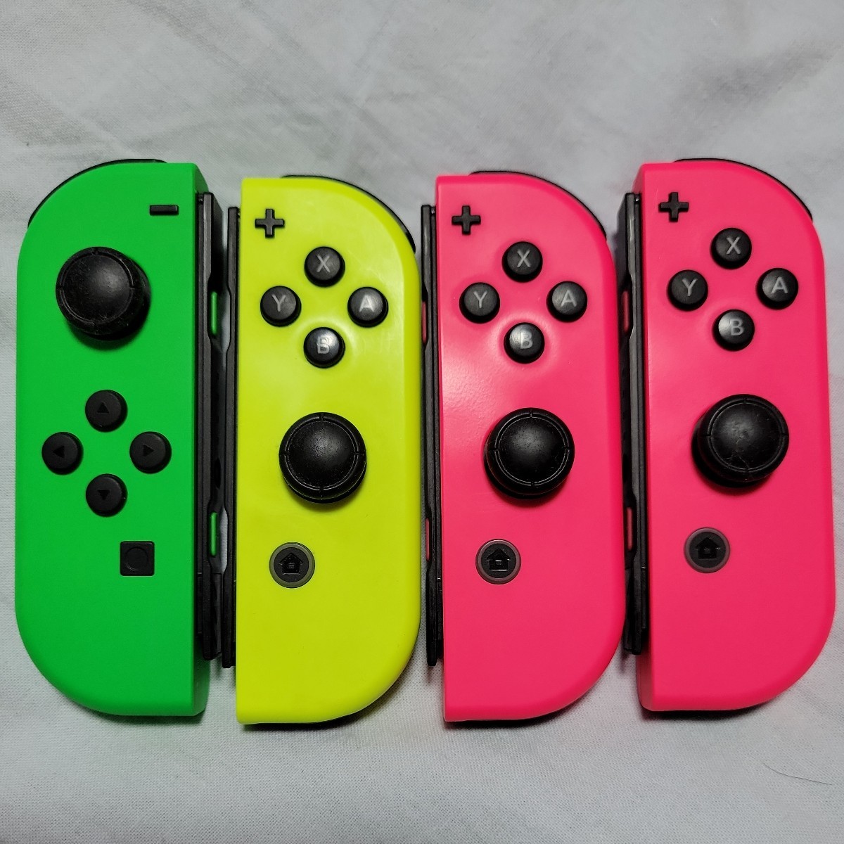 中古 Switch Joy-con ジョイコン コントローラー イエロー グリーン 