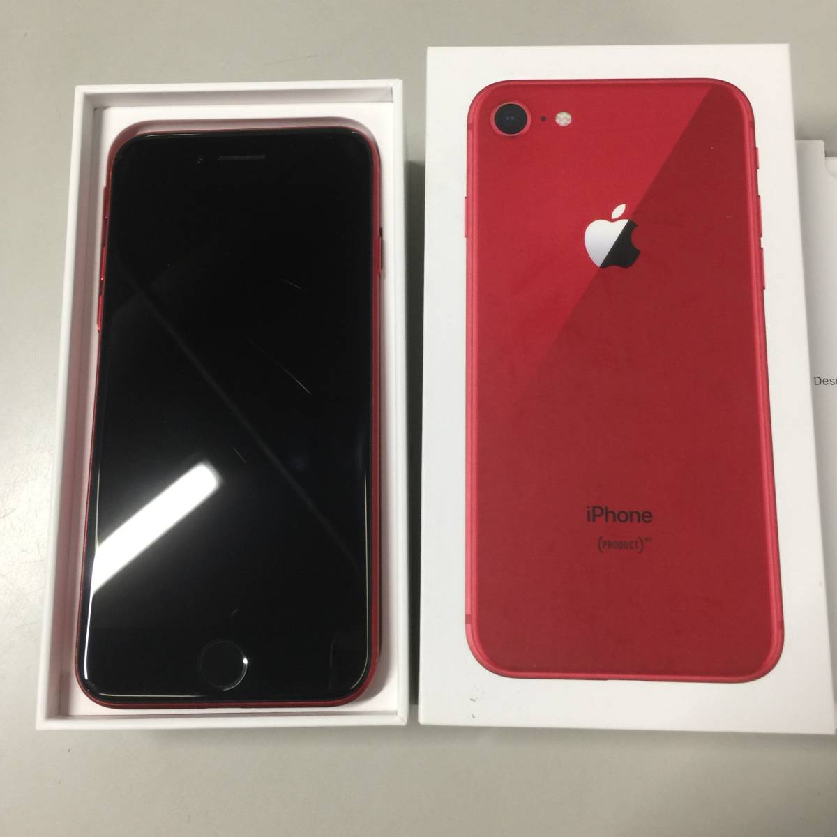 □Apple iPhone8MRRY2J/A 64GB SIMフリー レッド 【23/0914/01 iPhone