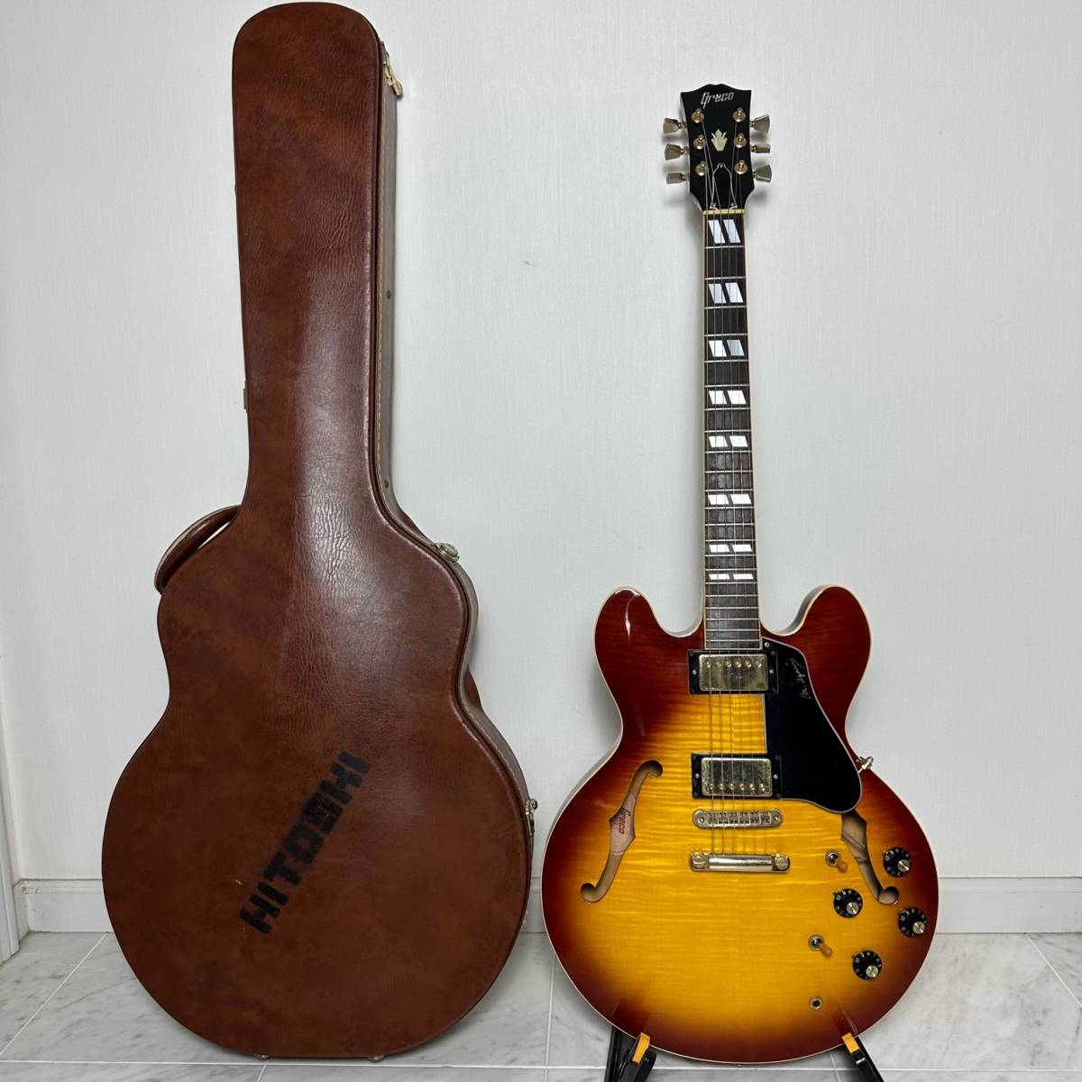 希少 美品 Greco SA-800 S セミアコ 1978年 ジャパンビンテージ 日本製  