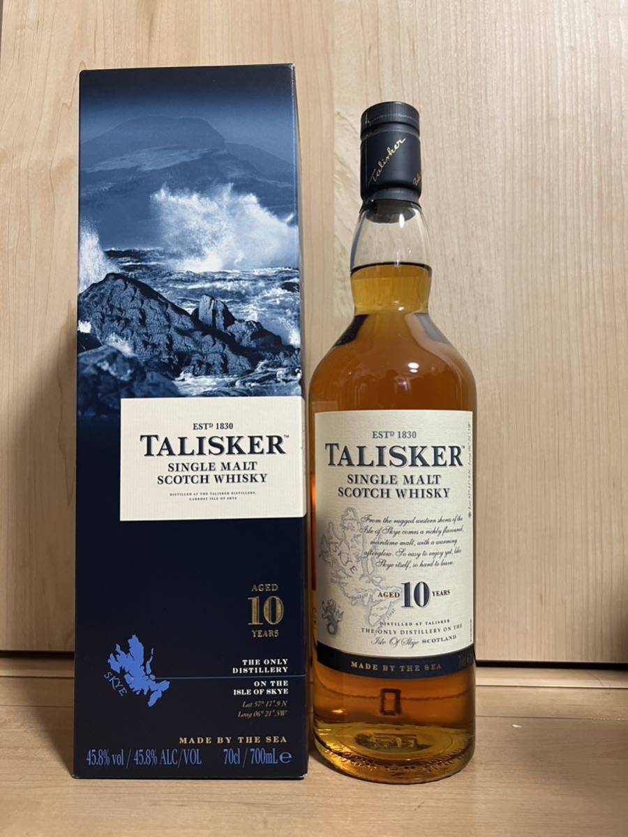 タリスカー 10年 700ml | 45.8％ 旧ボトル タリスカー10年 旧ラベル 