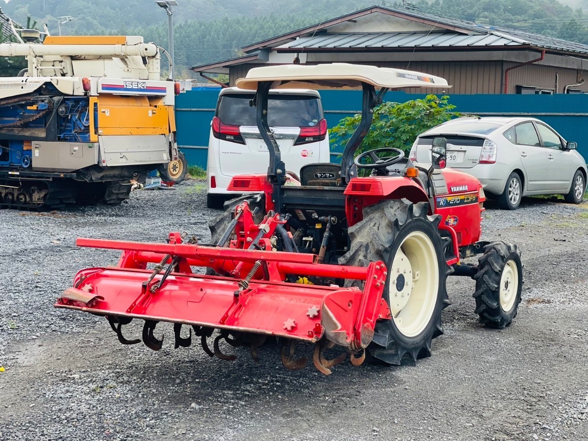 再塗装無 現状販売 ヤンマートラクター エコトラ RS270 27馬力 682h 