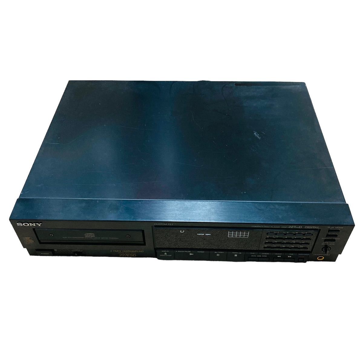 ジャンク品】SONY CDプレイヤー CDP-X55ES ソニー