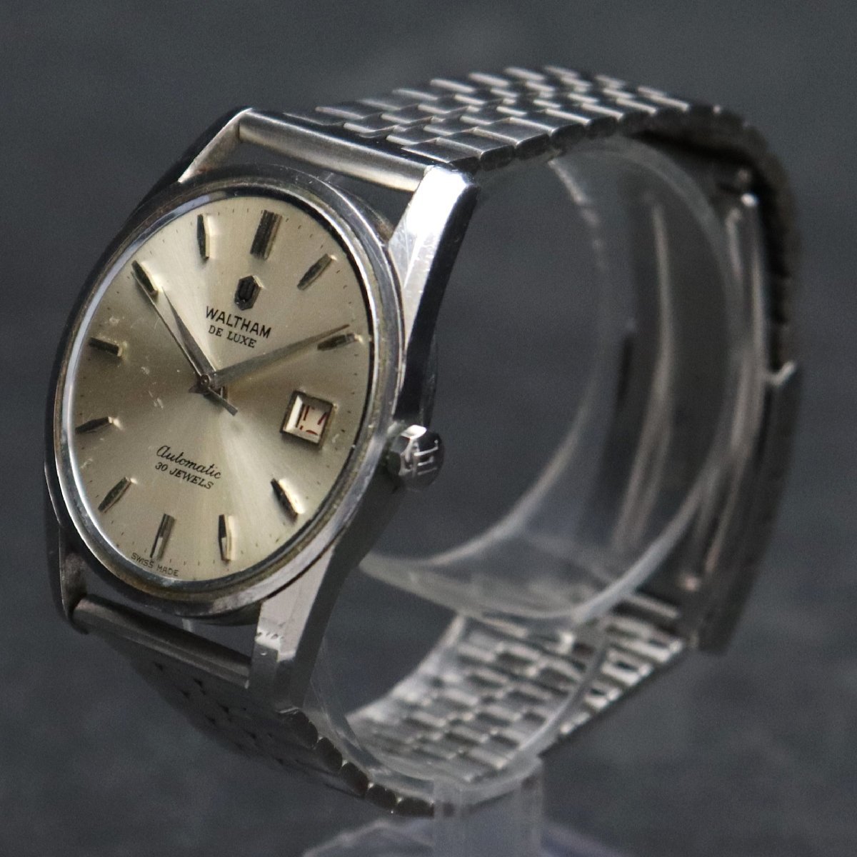 WALTHAM DE LUXE ウォルサム デラックス 30石 自動巻き ジャンク