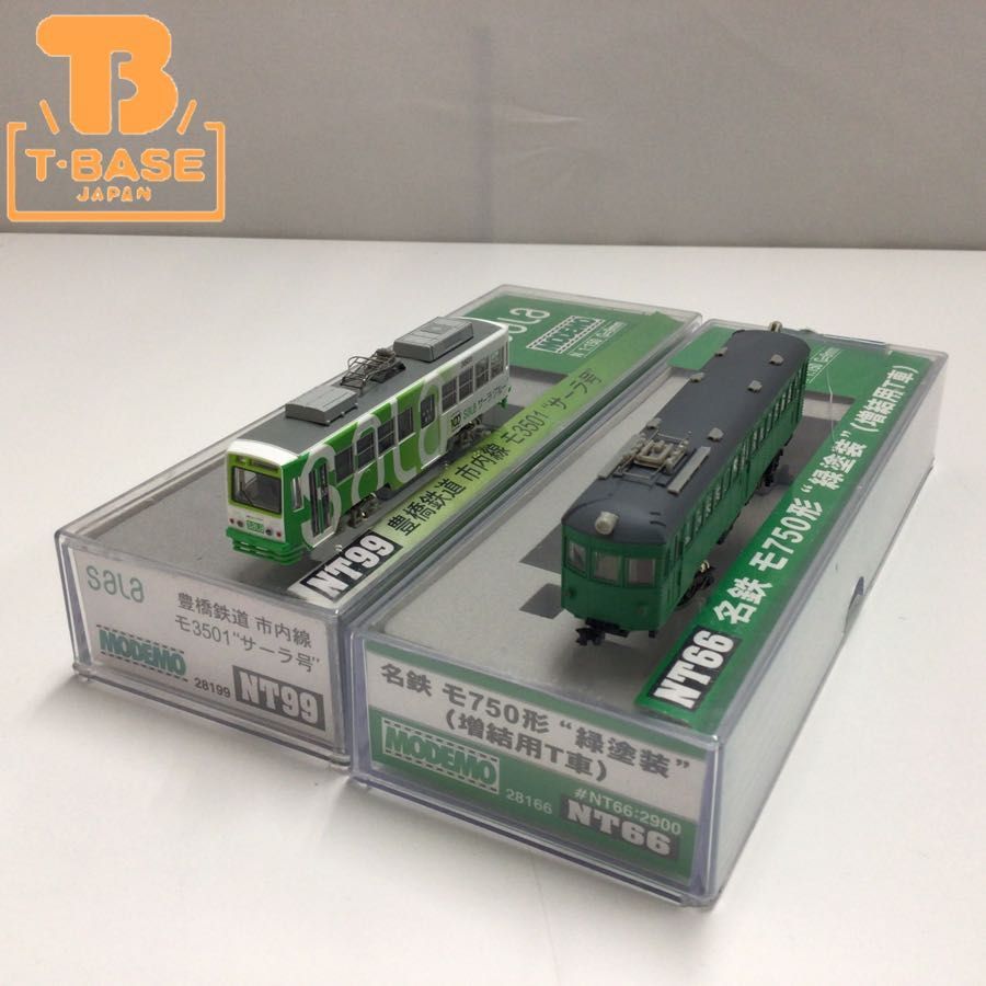 1円〜 動作確認済み MODEMO Nゲージ 28222 NT122 豊橋鉄道 市内線 モ