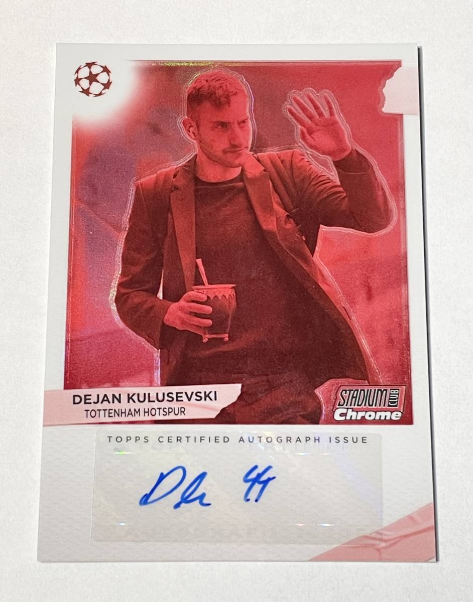 Dejan Kulusevski 2022-23 Topps Stadium Club Chrome Behind the Lens