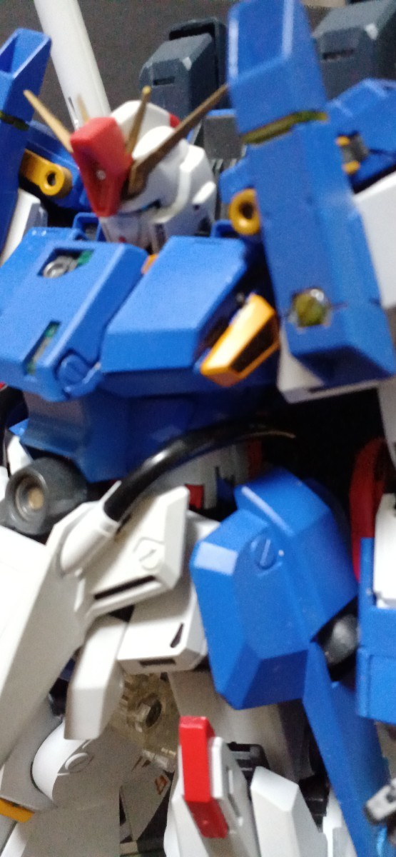 MG1/100 フルアーマーダブルゼータガンダムver.ka 一部塗装完成品　FAZZ ver.ka 頭部付属