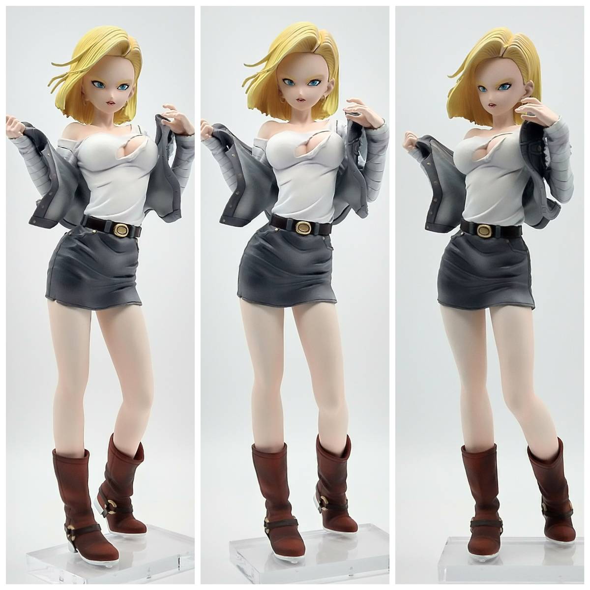 リペイント 二次元 フィギュア ドラゴンボール 人造人間18号 顔リアル