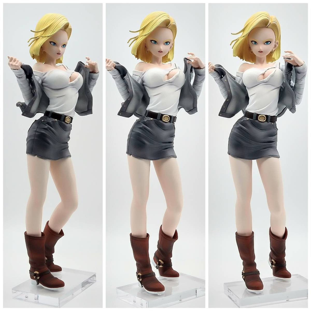 リペイント 二次元 フィギュア ドラゴンボール 人造人間18号 顔リアル