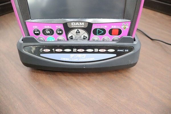 第一興商 DAM PMC35/PM500zB デンモク 2台 充電器 カラオケ機器 音響 中古