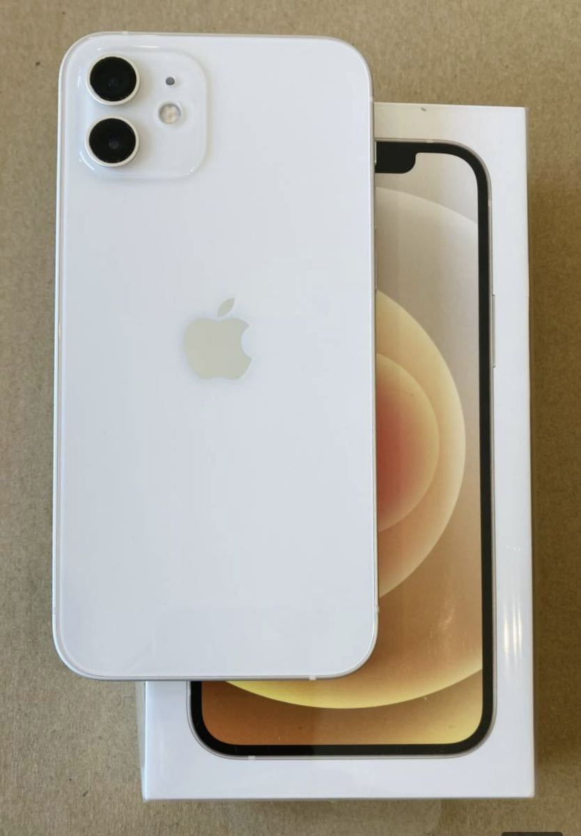 1円スタート【Apple】iPhone12 128GB SIMフリー 判定○ ホワイト