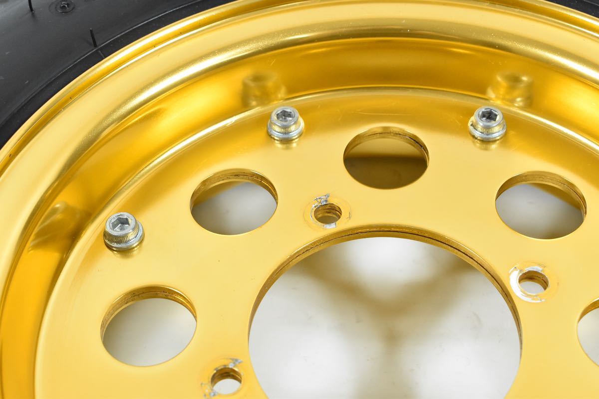 当時物 早矢仕 8インチ ゴールド アルミ ホイール 前後セット 検