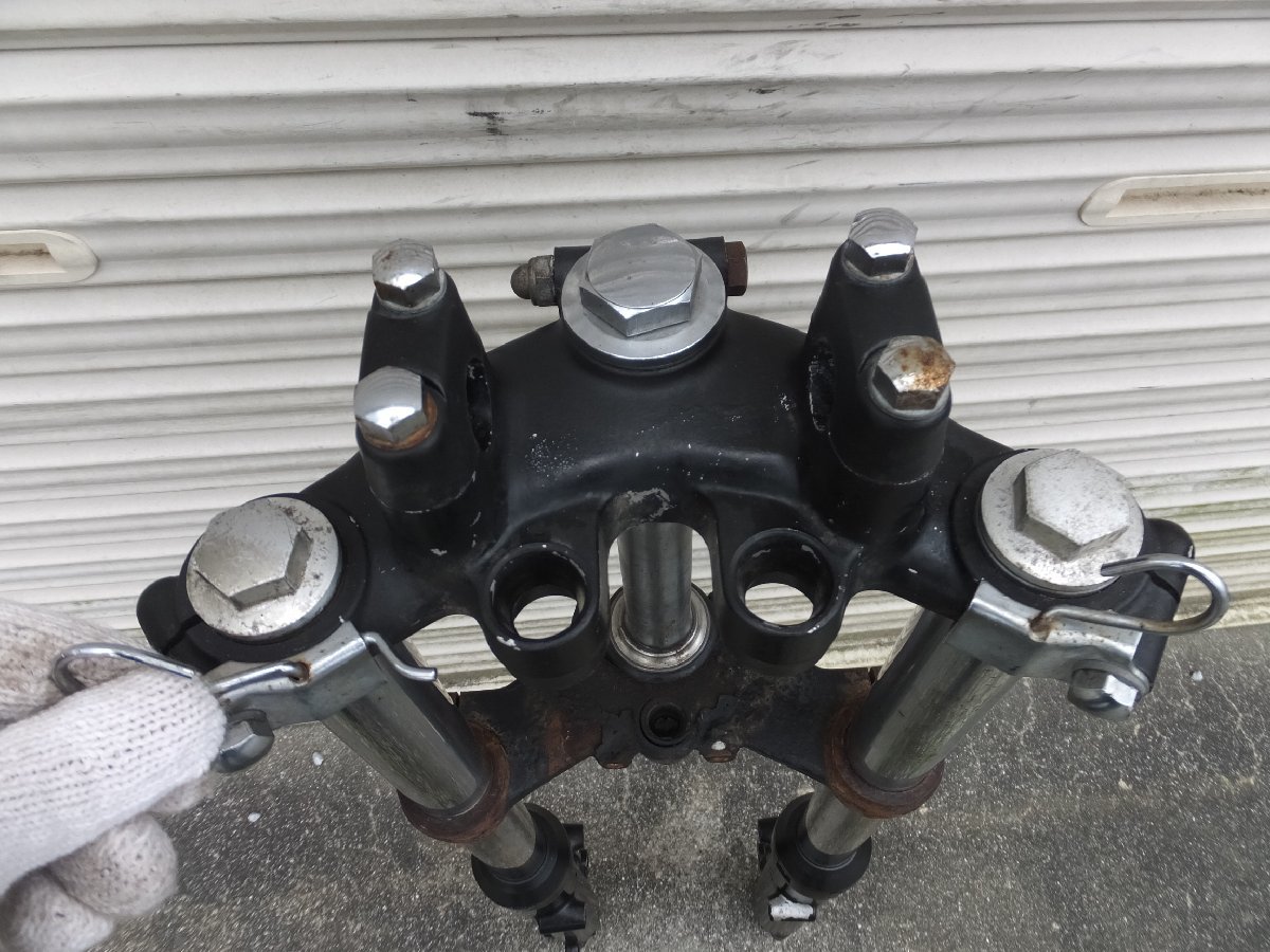 Kz900 希少 当時物 フロントフォーク 36パイ ステム・トップブリッジ