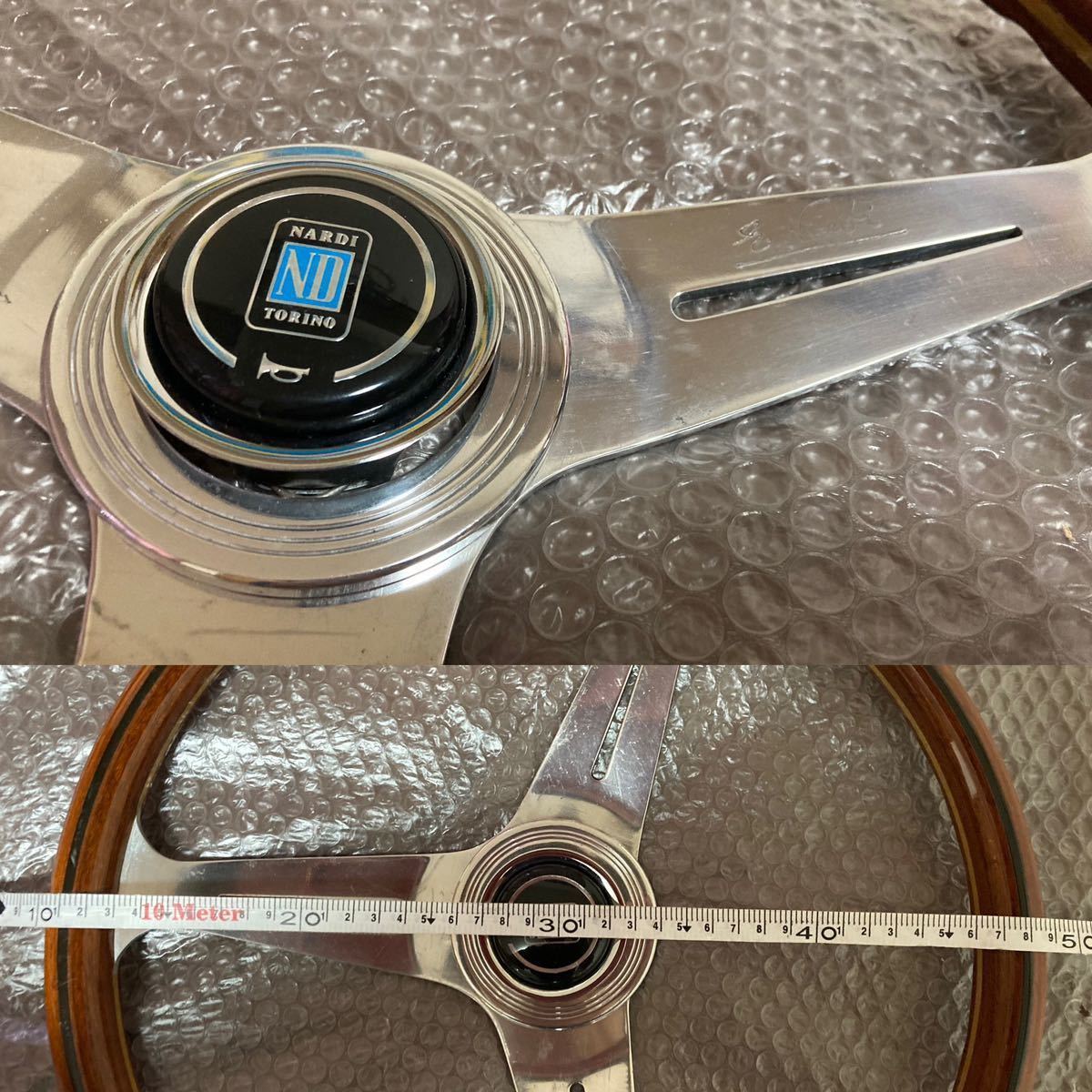 大径 ナルディ NARDI クラシック 39φ ウッドステアリング 旧車 当時物