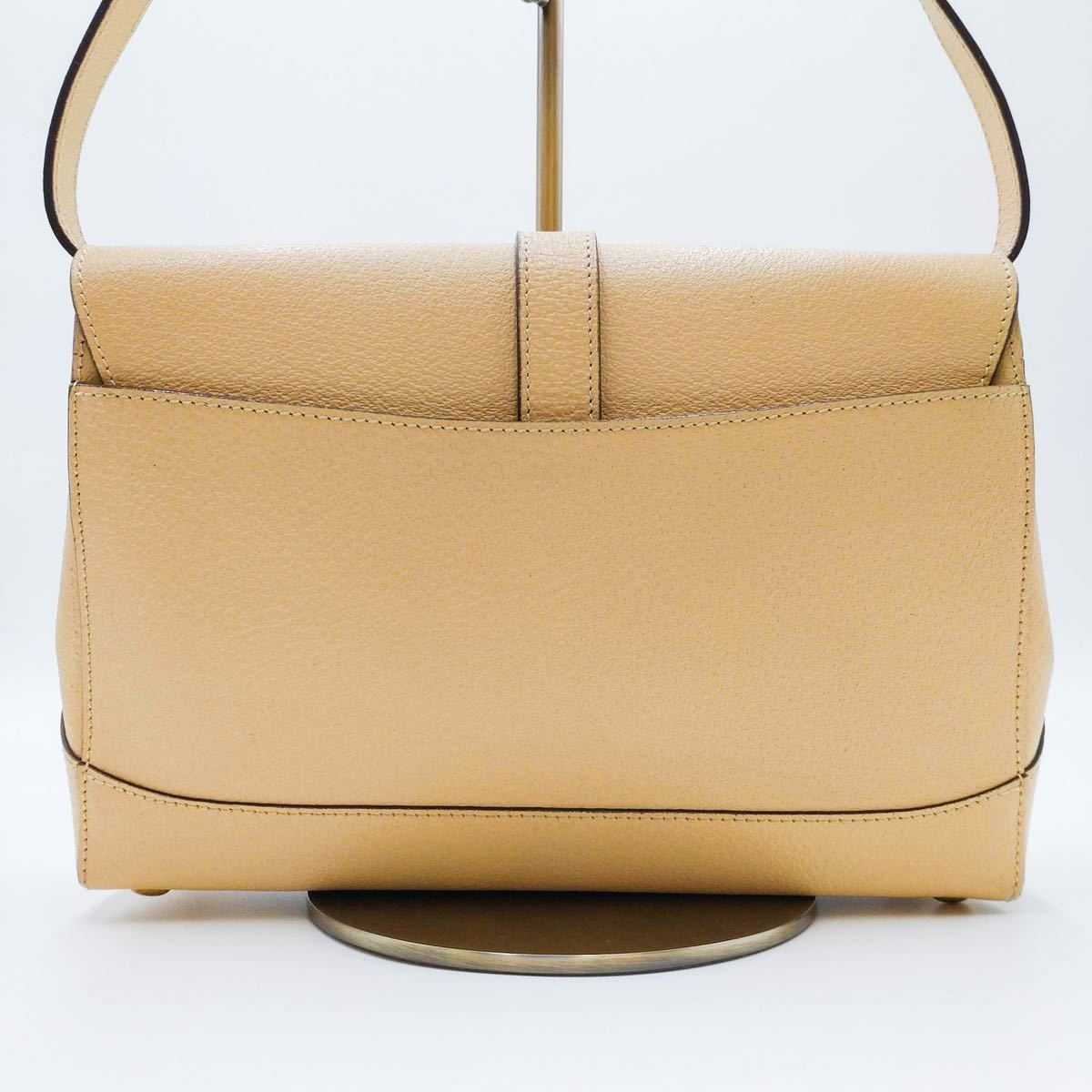 1円 セリーヌ CELINE ショルダーバッグ レザー 本革 ゴールド金具 