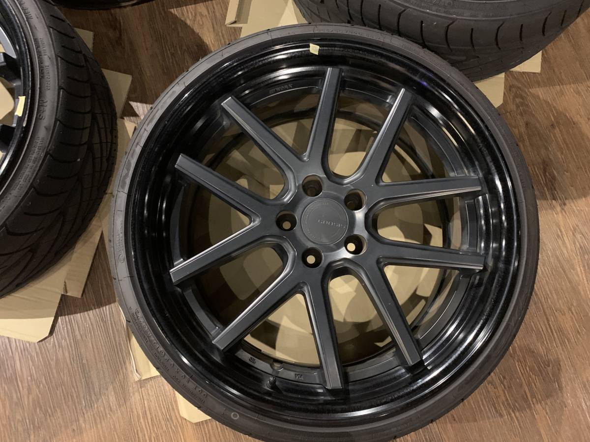 車のパーツ 値下げ！ work グノーシス cv203 20インチ コンケイブ 