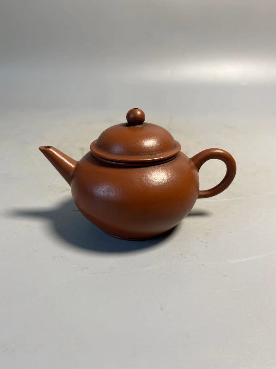 朱泥 急須 唐物 煎茶道具 紫砂 紫泥 中国古玩 中国宜興 茶壷