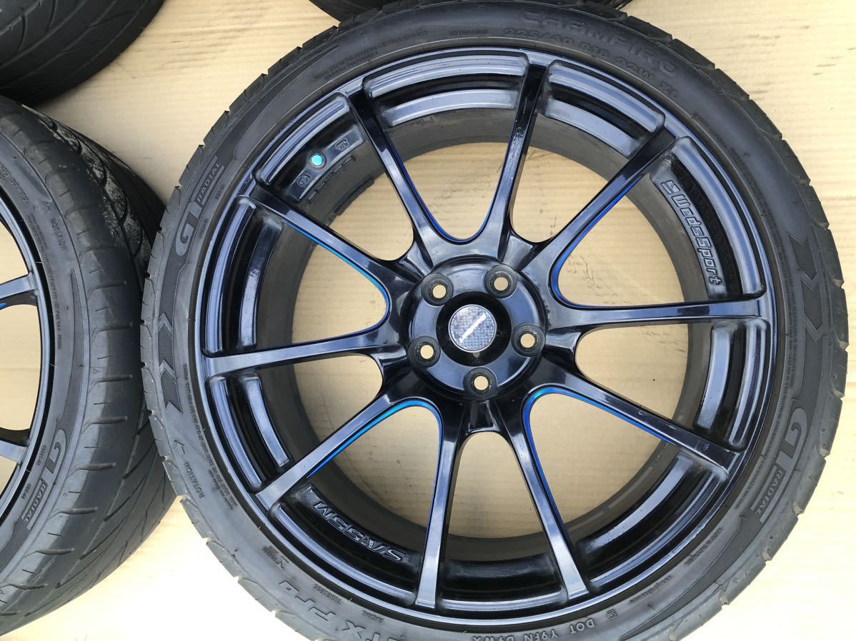 WedsSport ウェッズスポーツ SA55M 18×7.5j 5穴 PCD100 225/40R WedsSport ウェッズスポーツ SA55M 18×7.5j 5穴 PCD100 225/40R