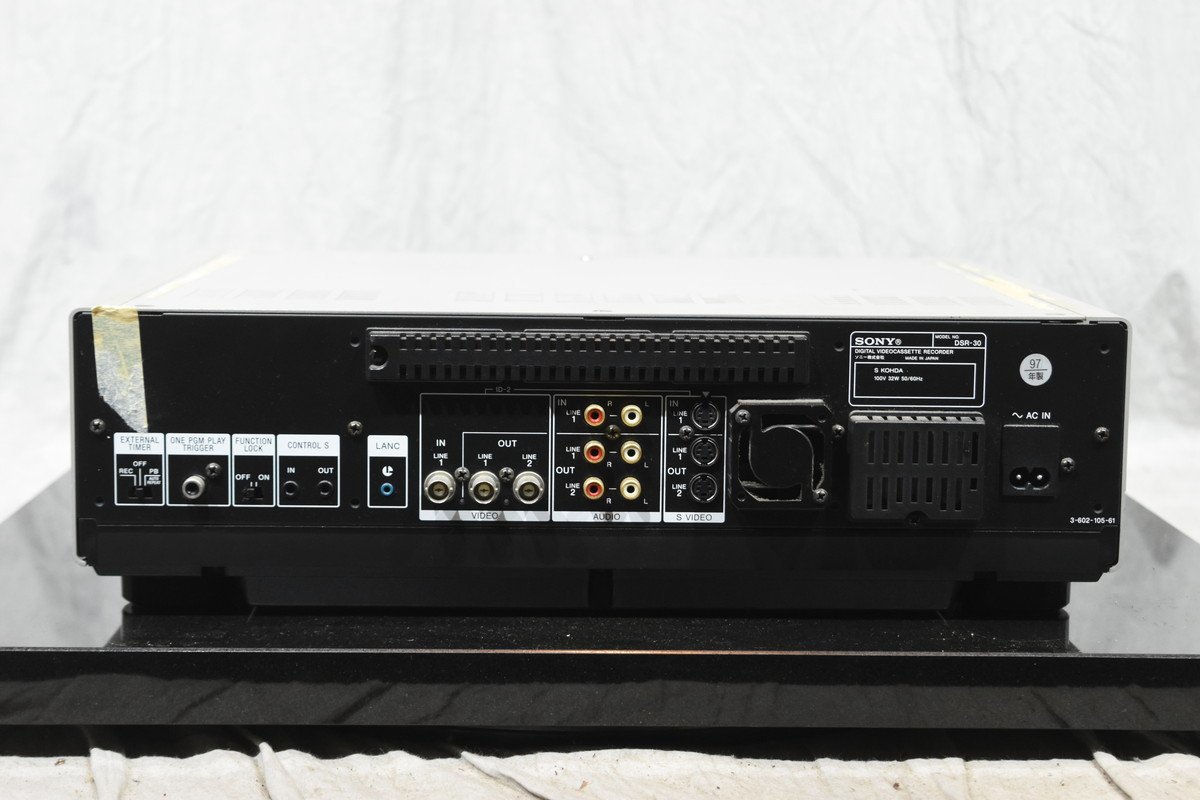 SONY ソニー DVCAMレコーダー DSR-30 DSR-30 SONY DVCAMレコーダー