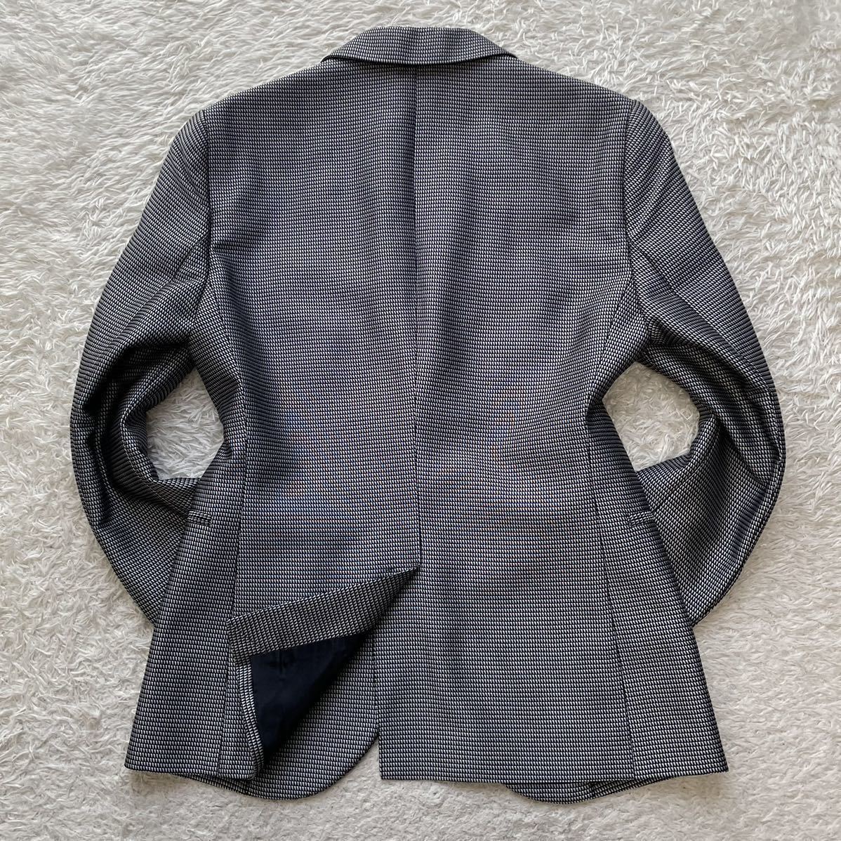 極美品 エンポリオアルマーニ 黒タグ レザージャケット 2WAY 2XLサイズ