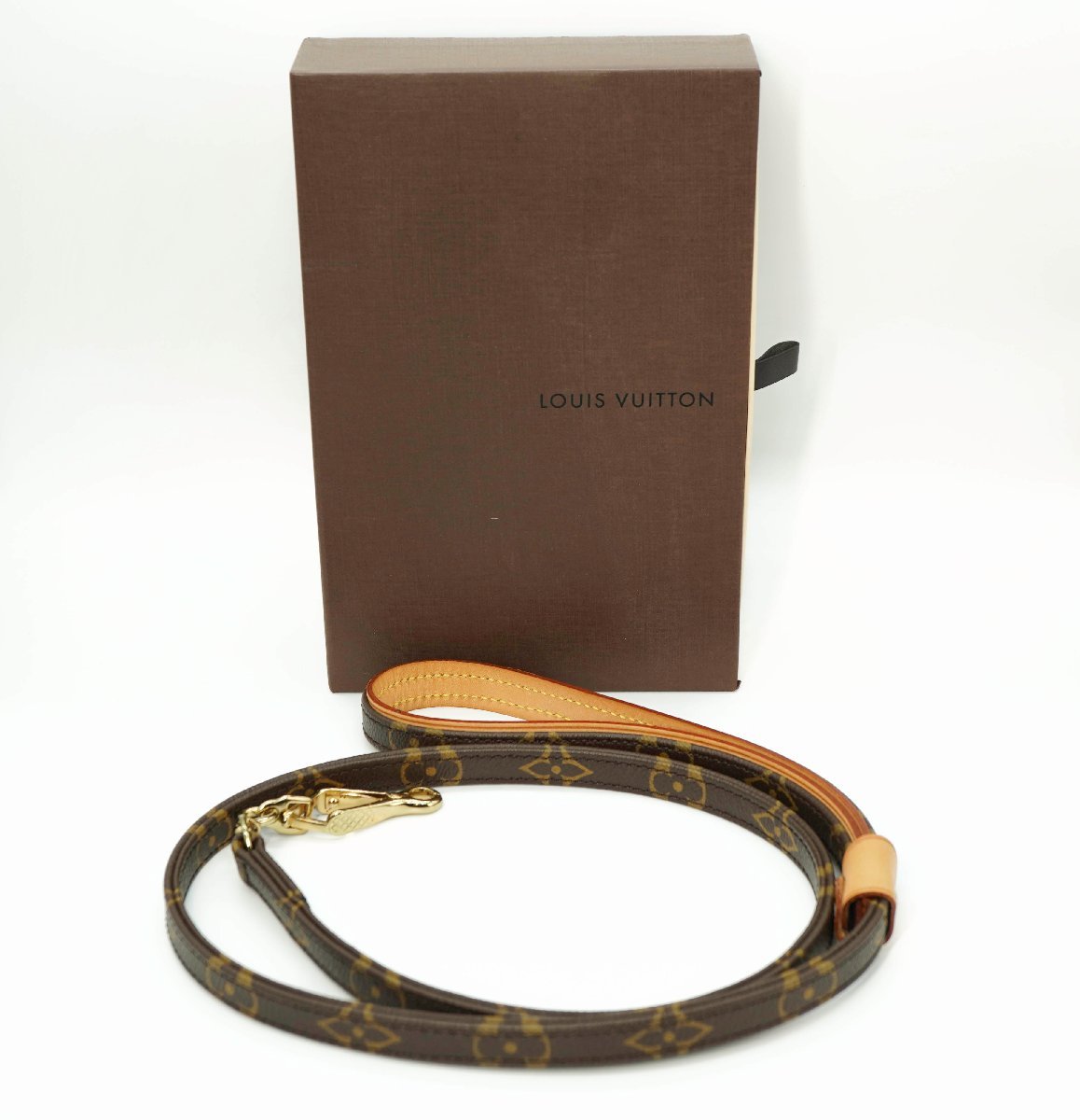 LOUIS VUITTON モノグラム レッスバクスターMM ドッグリード未使用 1円～【未使用品】希少 LOUIS VUITTON ( ルイ・ヴィトン) レッス