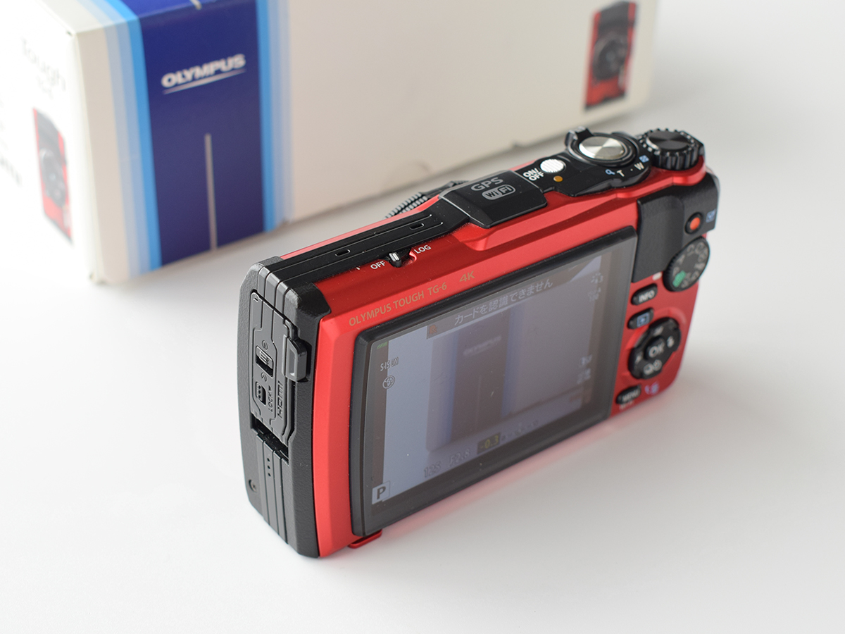 TG-6 OLYMPUS オリンパス Tough レッド RED レンズバリア LB-T01付き 