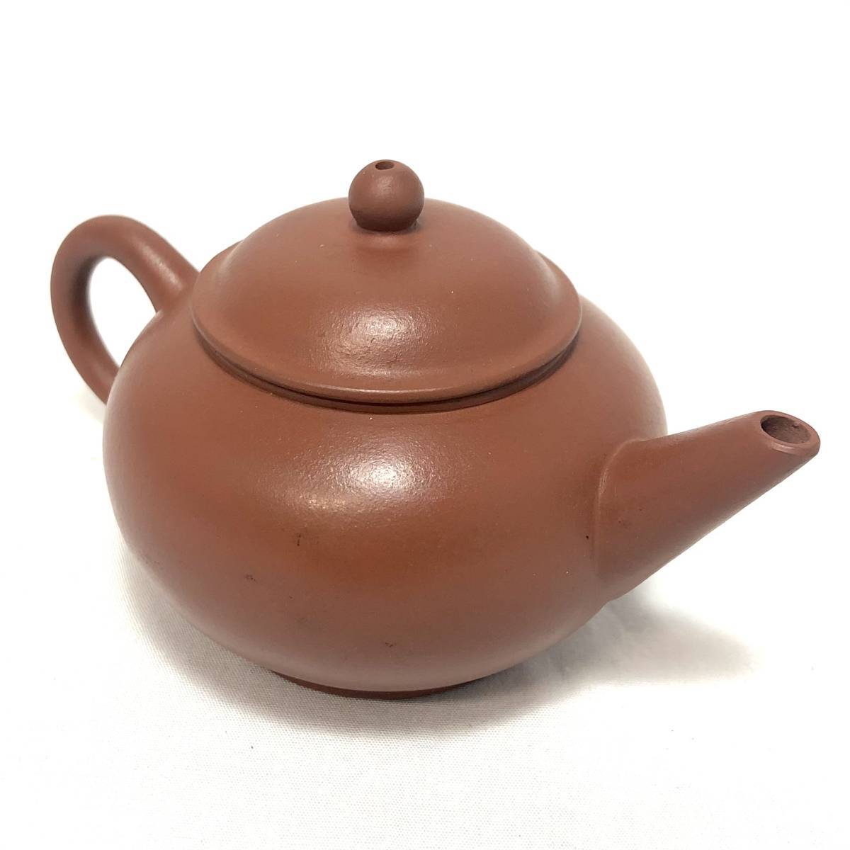 ▽中国宜興 朱泥急須 唐物 煎茶道具 茶道具 茶器 陶磁器 陶芸 工芸品