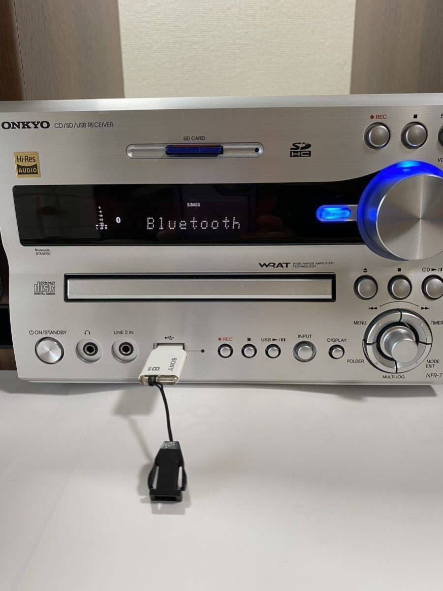 動作品 ONKYO Bluetooth ハイレゾX-NFR7TX 付属品全てあり 動作品
