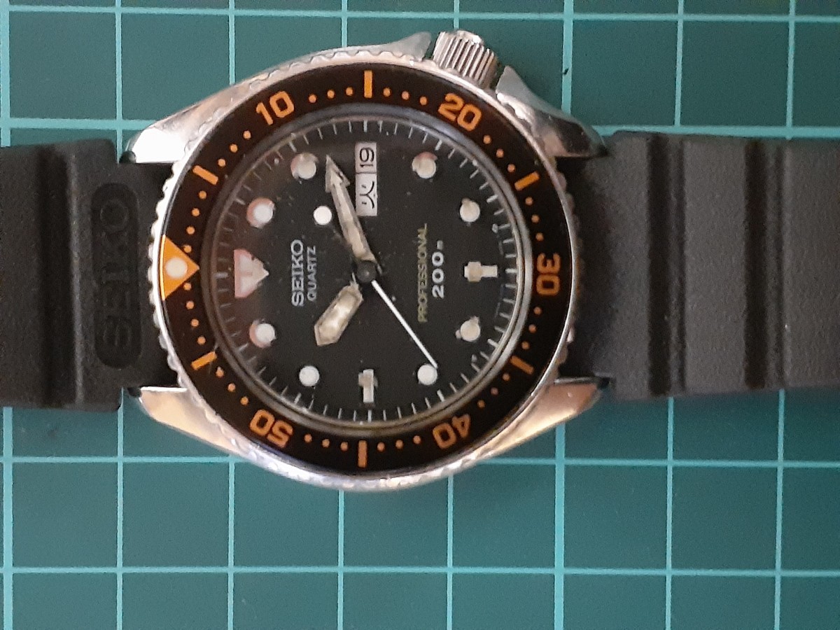 【稼働品】SEIKO ダイバーズウォッチ 6458-6020 デイデイト 腕時計 SEIKO セイコー ダイバーウォッチ ダイバー 6458-6020 ジャンク品 6458