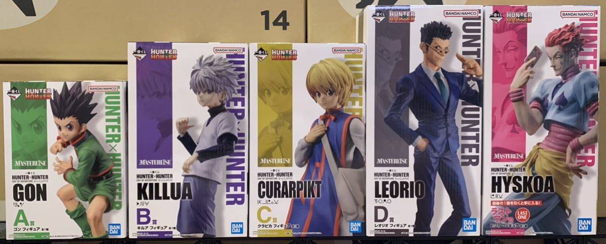 フルコンプ 一番くじ HUNTER×HUNTER DAY OF DEPARTURE A賞 ゴン B賞