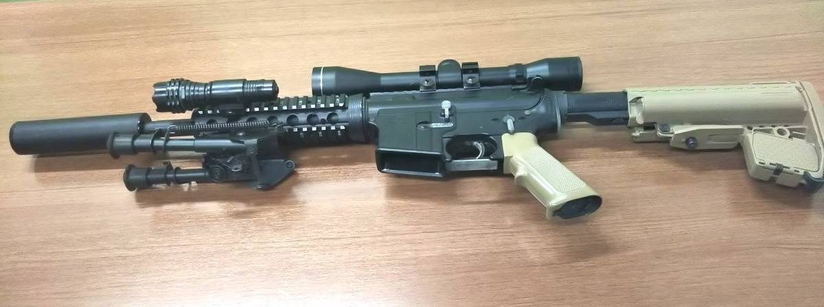 最終値下げ【16765】東京マルイ SOPMOD M4 次世代電動ガン カスタム品 