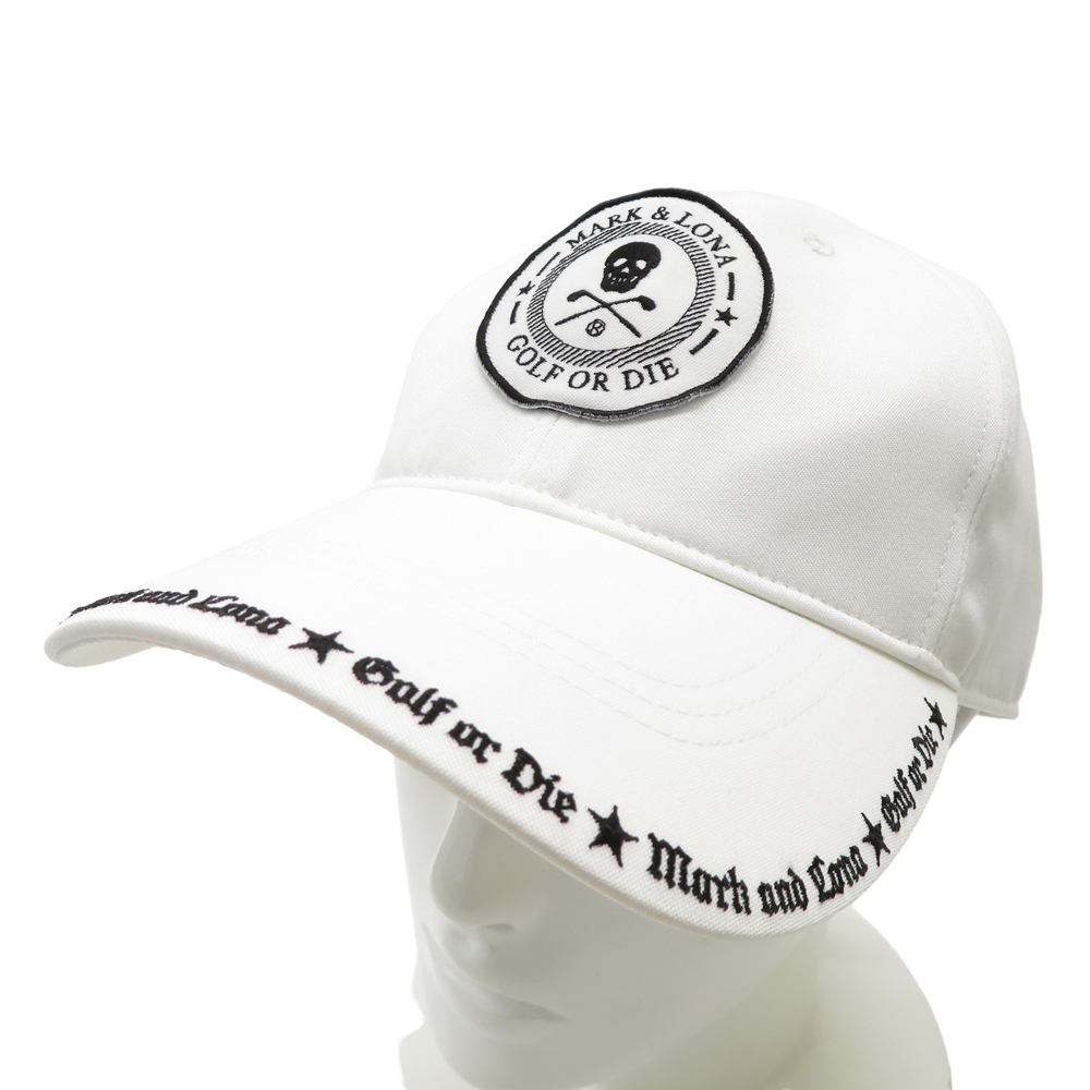 【1円】MARK&LONA マークアンドロナ キャップ スカル ホワイト系 FREE [240001905088]