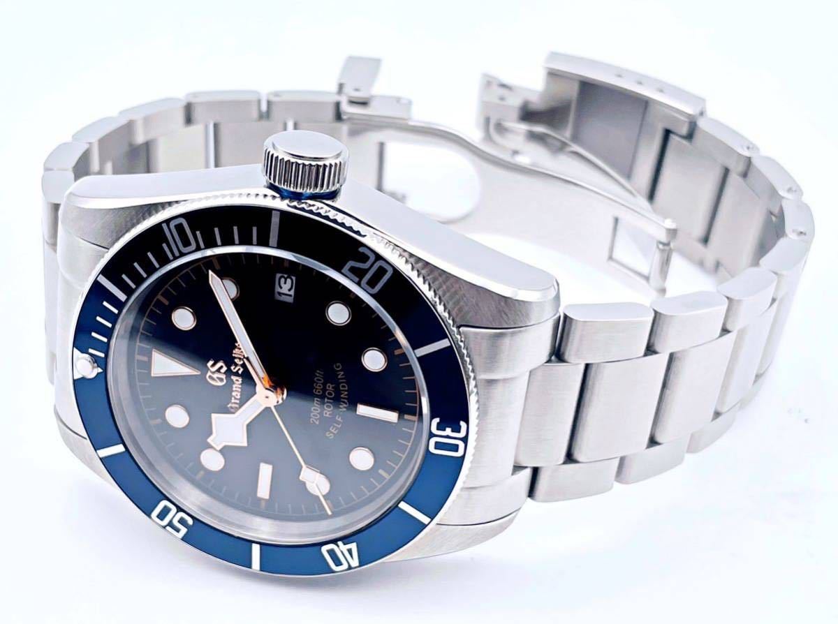 SEIKO MOD ヘリテージ ブラックベイ 79220 オマージュ GS カスタム 
