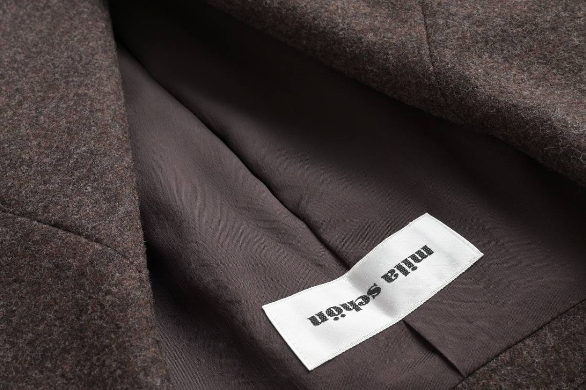 美品☆ミラショーン7万☆42size/11号☆メルトンジャケットX081 【公式