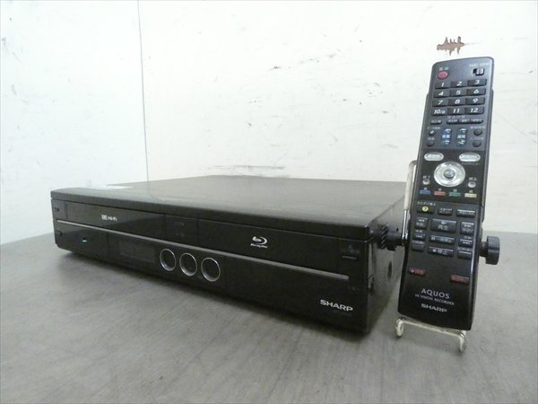 シャープ/SHARP☆HDD/BDレコーダー/VHS☆BD-HDV22☆リモコン付 管