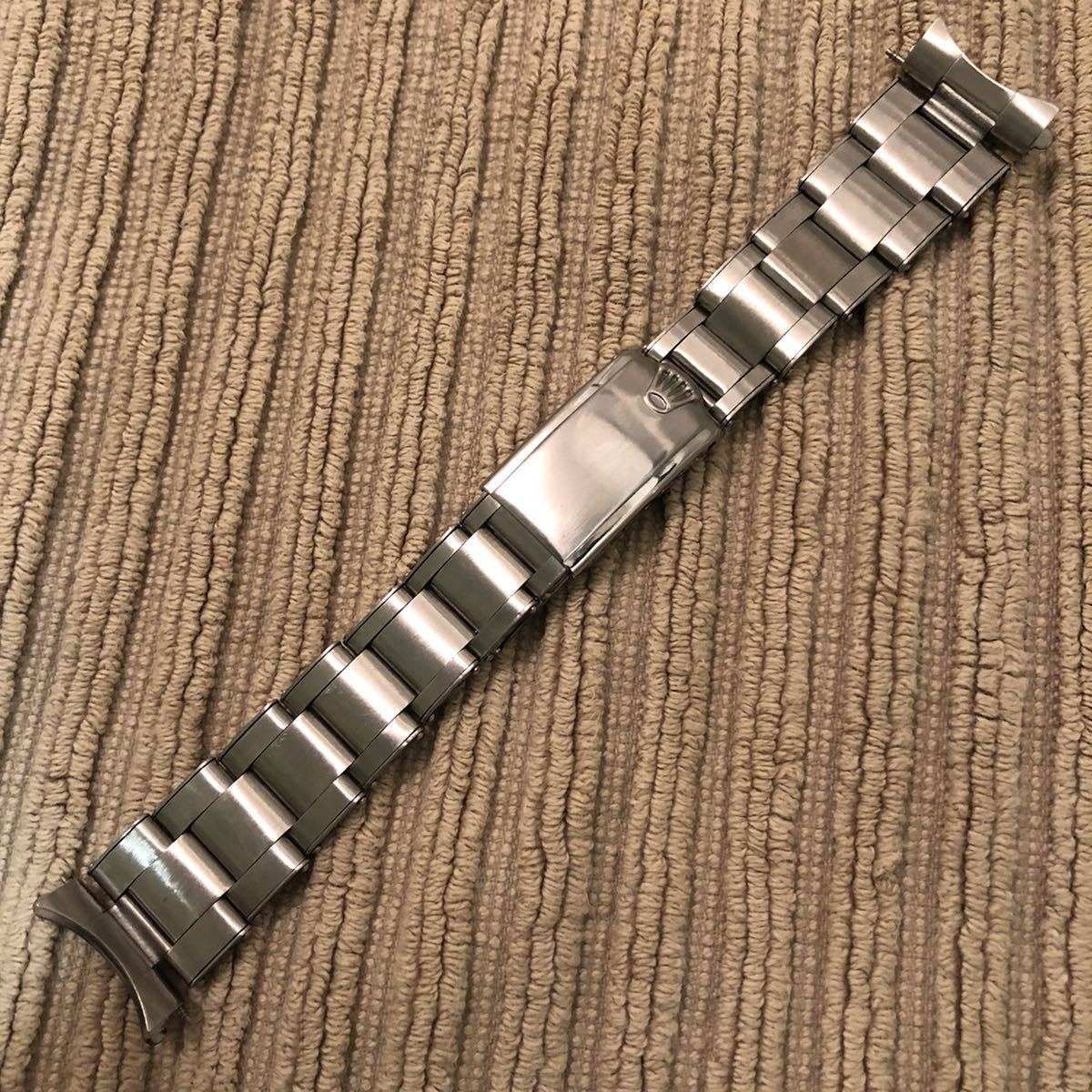 ROLEX ロレックス ビンテージリベットブレス 19mm 7206 デベソ王冠