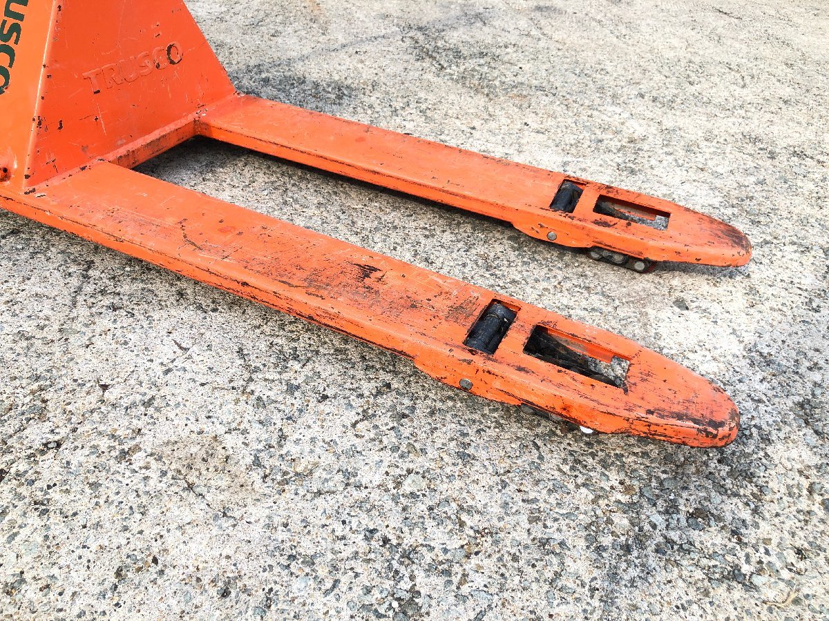 兵庫県発 難あり TRUSCO トラスコ 1000kg 1t ハンドリフト パレット  