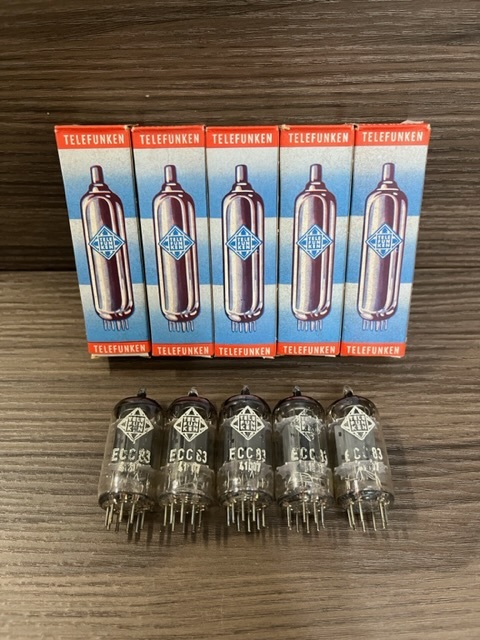 Yahoo!オークション TELEFUNKEN 「真空管+telefunken+ecc83」の落札
