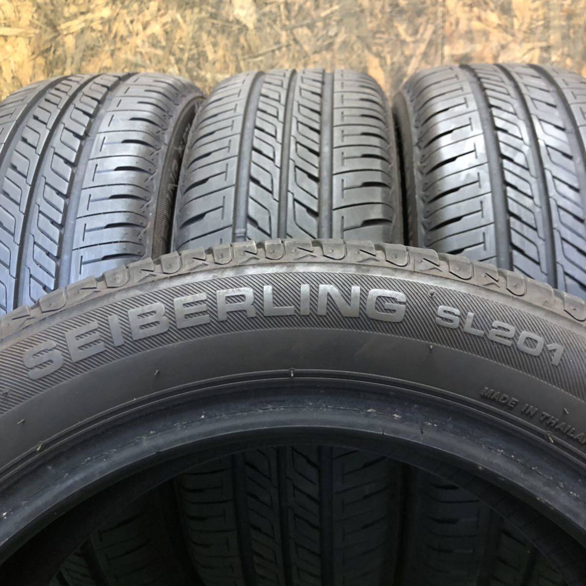 ＜BS＞SEIBERLING　SL201　165/55R14　72V　極上バリ山4本価格　V-223　福岡　★引き取り大歓迎★即決サービス品★早い者勝ち★22年製★ 165&frasl;55R14 SEIBERLING SL201 工場生産 21年 中古タイヤ