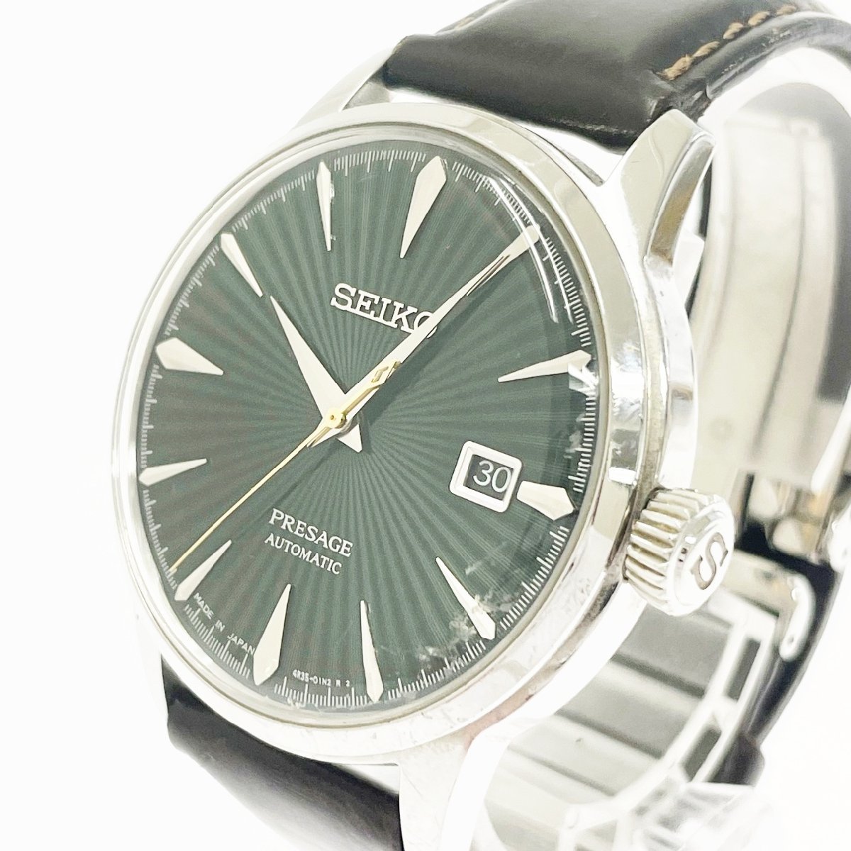 1円スタート】SEIKO セイコー 4R35-01T0 PRESAGE プレサージュ 裏スケ 