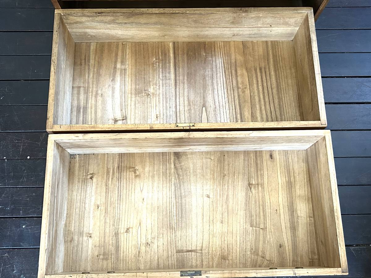古家具 総桐 桐箪笥 抽斗 整理箪笥 古い ローボード 時代箪笥 テレビ 