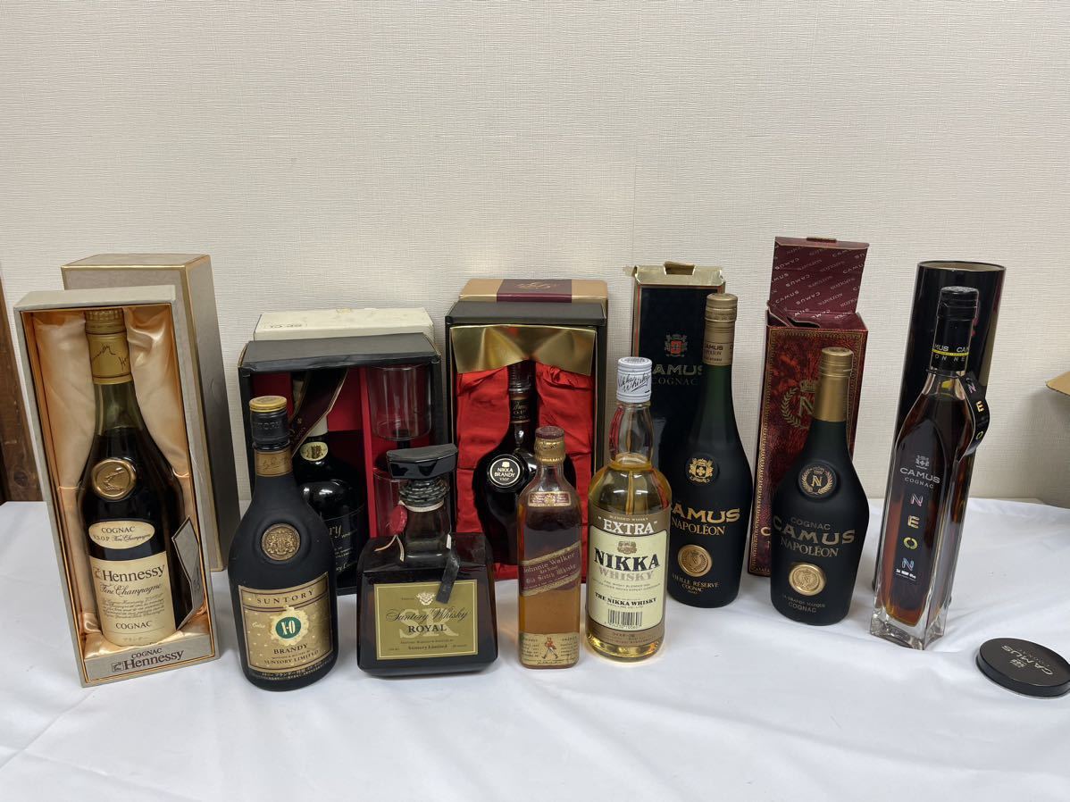 未開封　古酒 ナポレオン カミュコニャック サントリー 10本まとめ