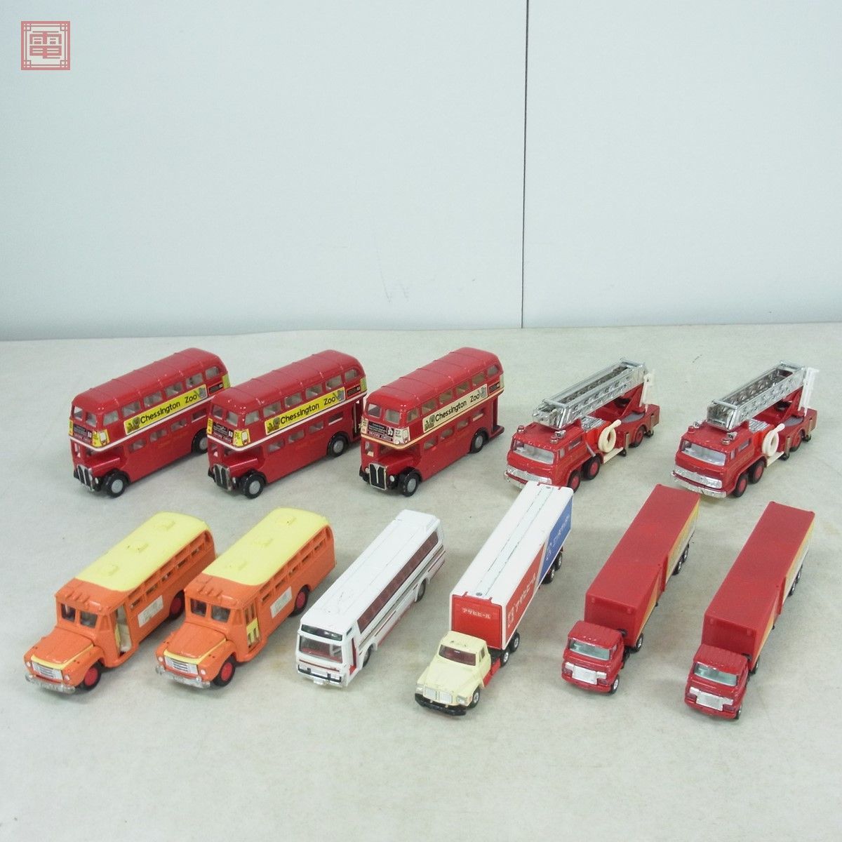 トミカ ダンディ 日本製 日野 はしご消防車/いすゞ ボンネットバス 