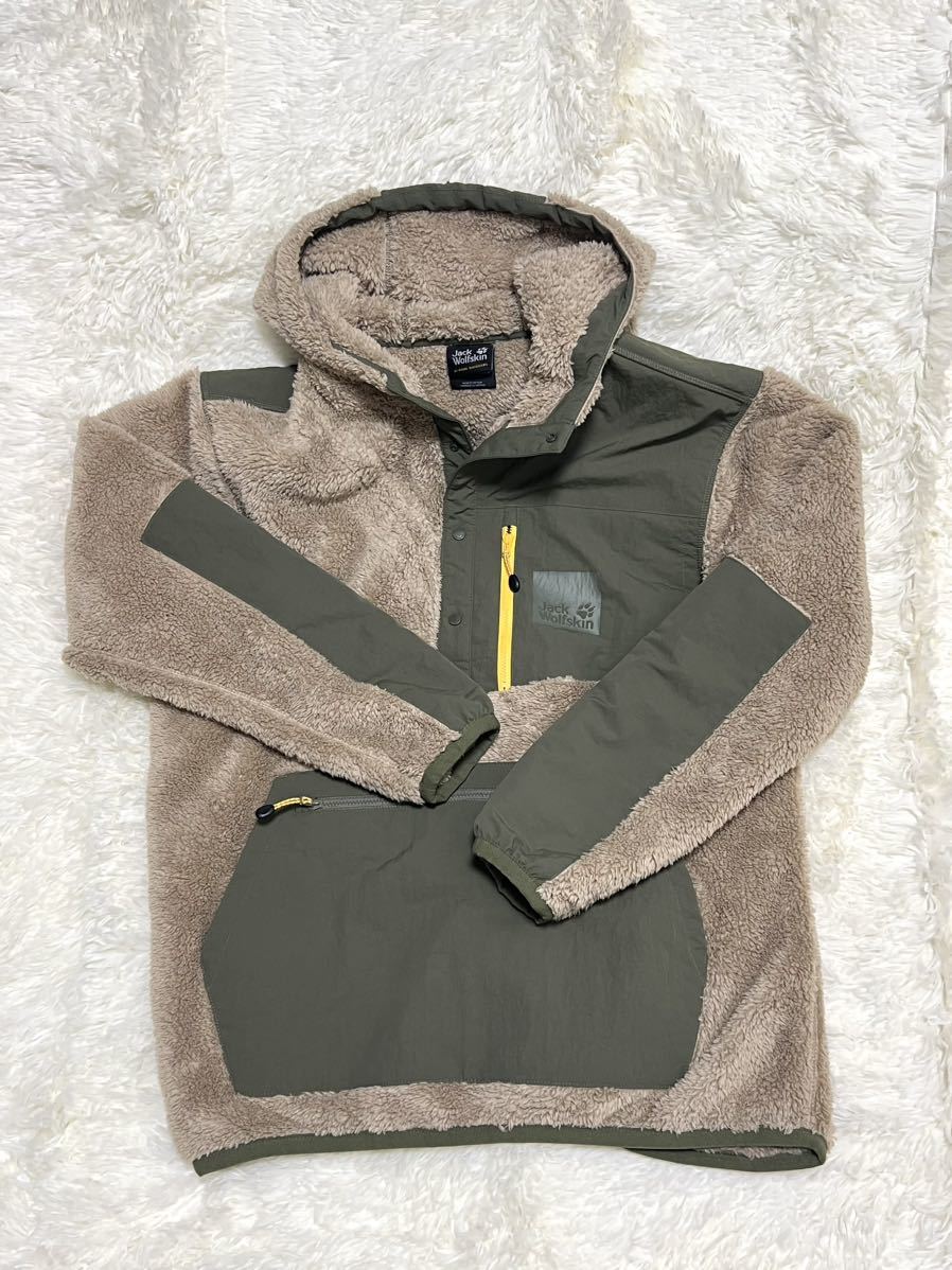 ★美品★ジャックウルフスキン フリースボアパーカー 5025521 M〜Lサイズ