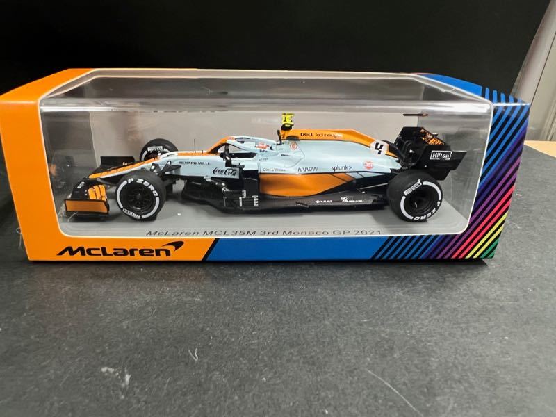 1⁄43 McLaren MCL35M 0 Spark マクラーレン スパーク #4 F1 Monaco 3rd