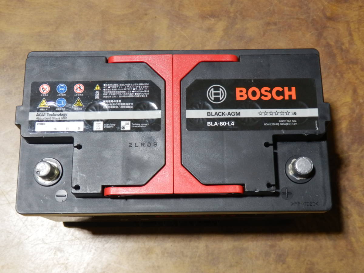 ☆未使用新品BOSCH ボッシュ AGM バッテリー BLACK-AGM BLA-12-2
